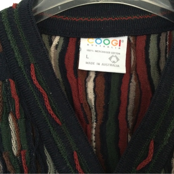 COOGI Vibrant Knit Cardigan Sweater - Picture 3 of 3